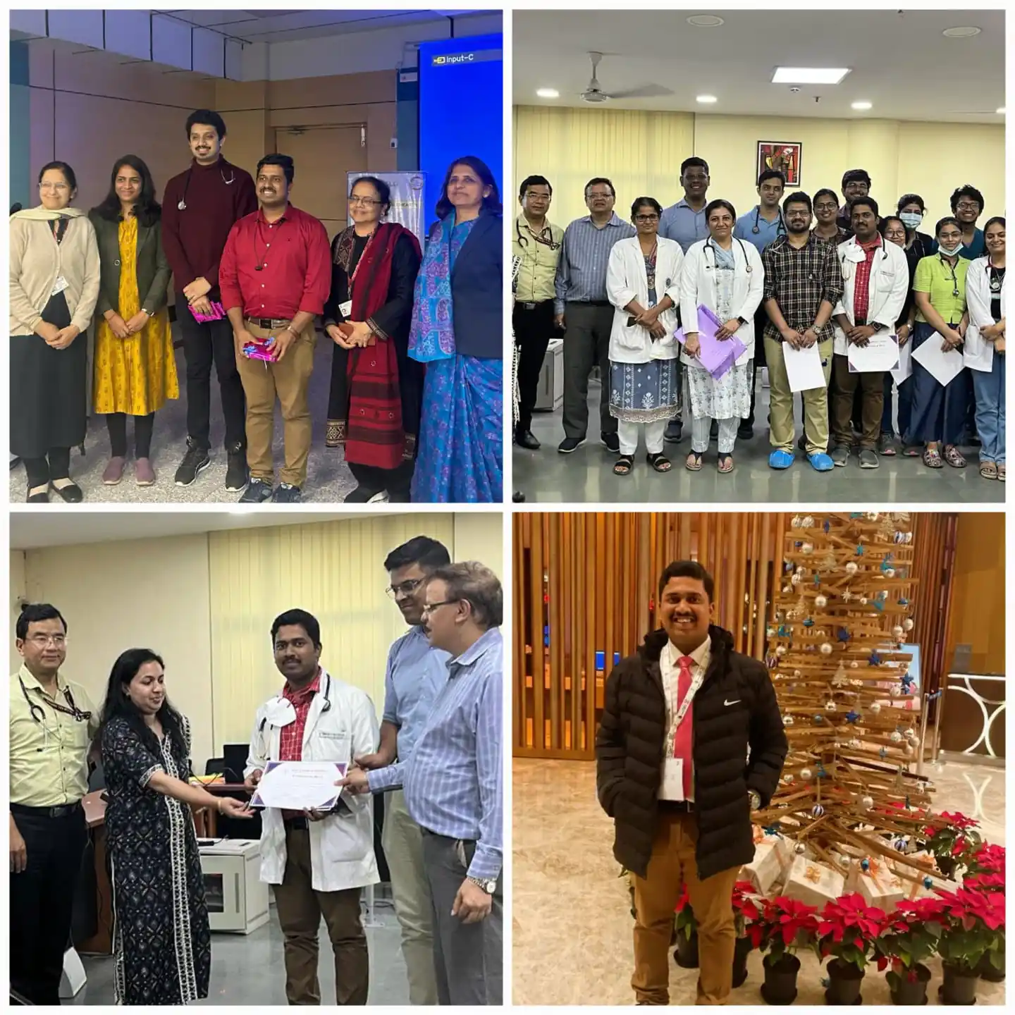 Award ceremonies and recognition at hospital events