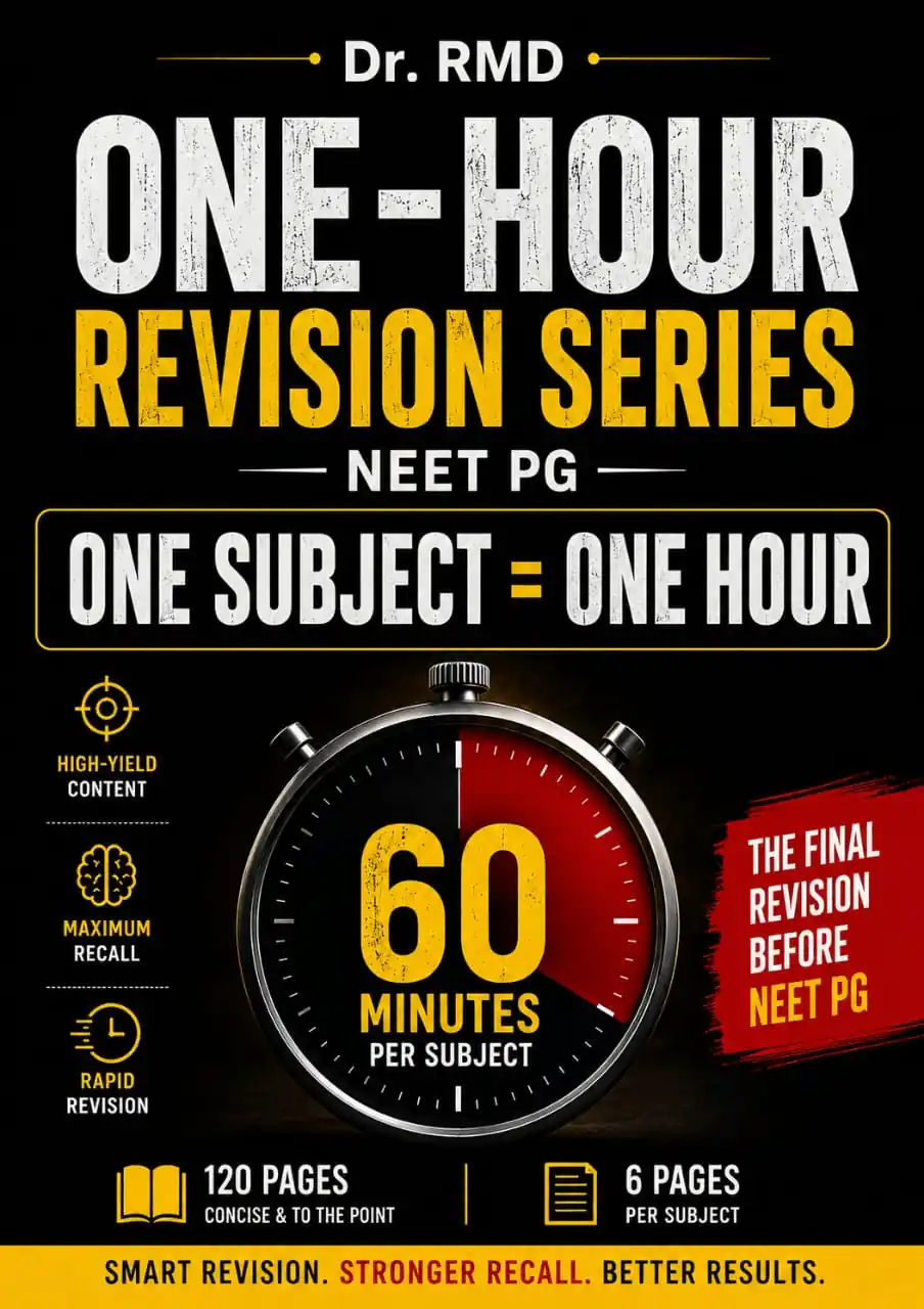One-Hour Revision Series for NEET PG by Dr. RMD