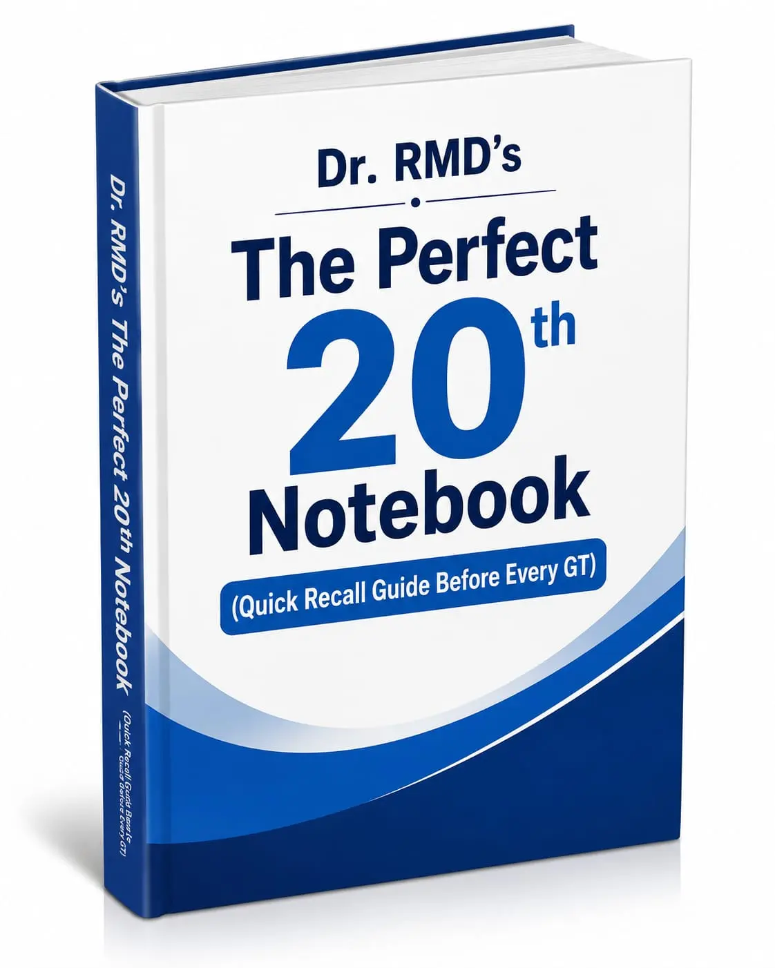 The Perfect 20th Notebook by Dr. RMD
